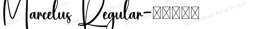 Marcelus Regular字体转换
